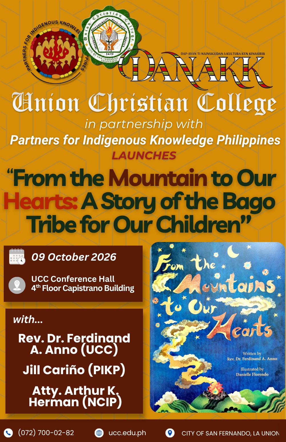 FROM THE MOUNTAIN TO OUR HEARTS: UCC AND PIKP CELEBRATE INDIGENOUS KNOWLEDGE THROUGH STORYTELLING