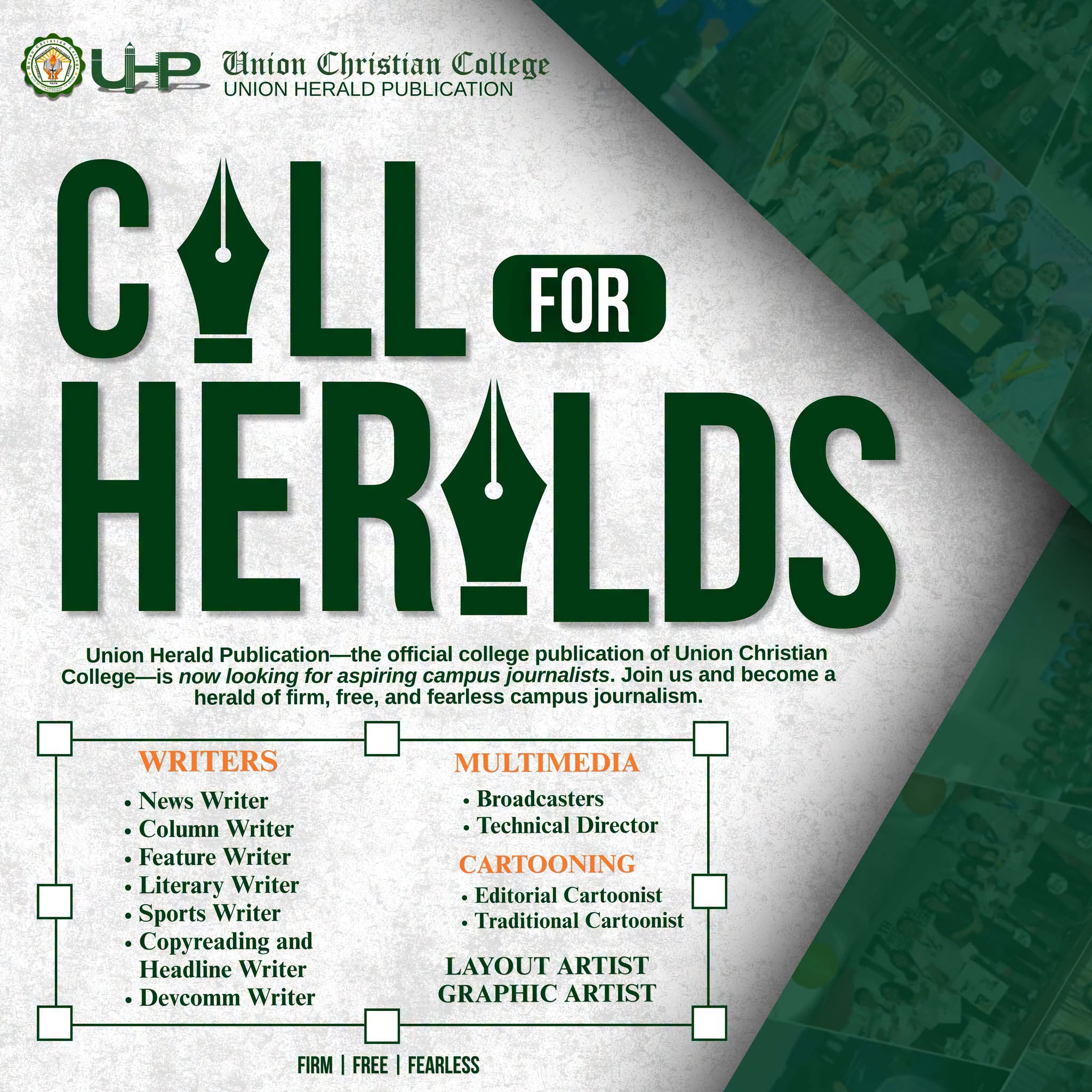 Call for Heralds!