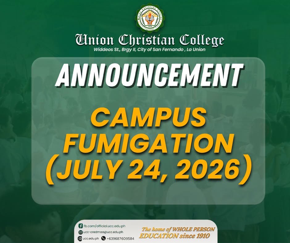 Campus-wide Fumigation Before Academic Year Starts