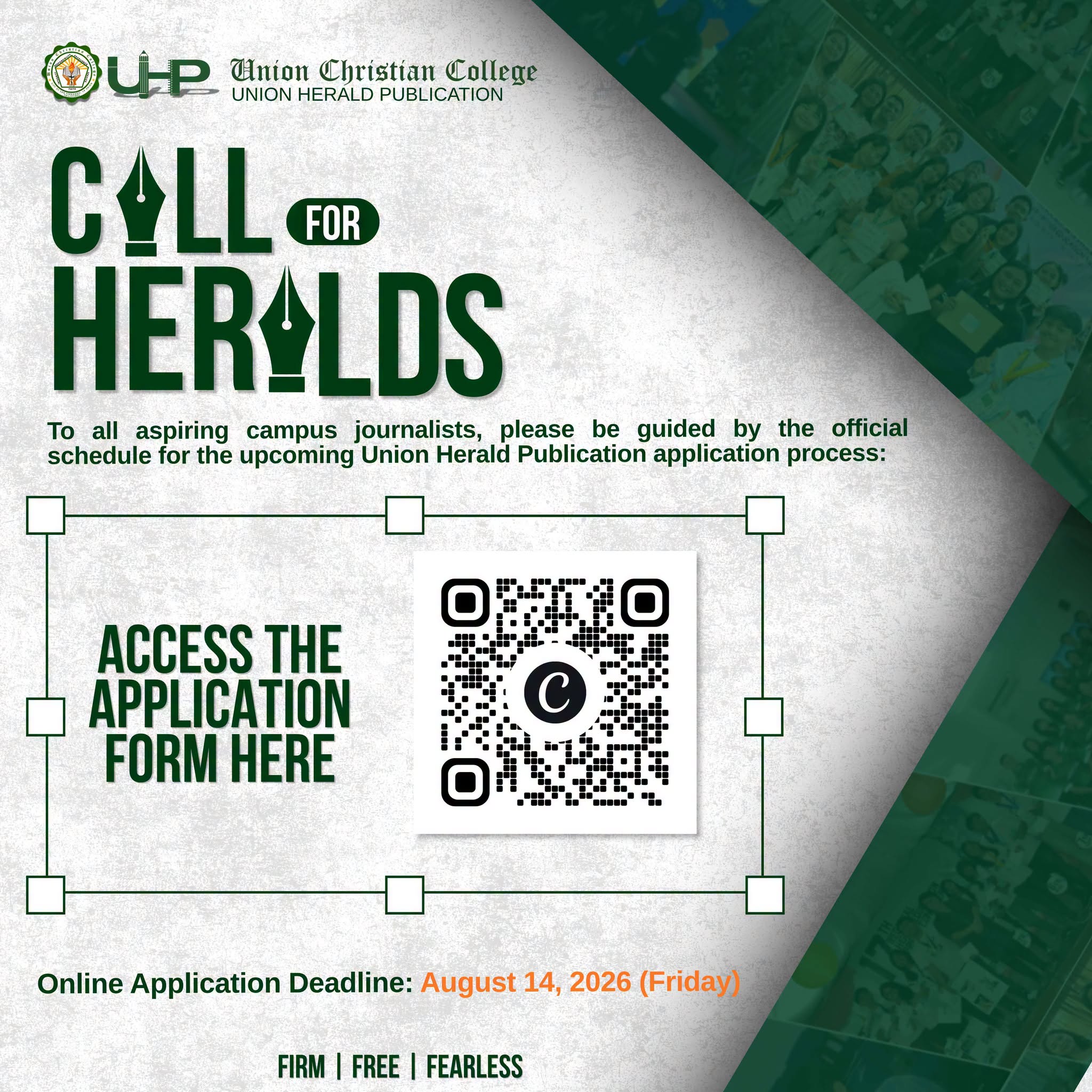 Call for Heralds!