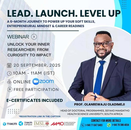 𝐈𝐍𝐓𝐄𝐑𝐍𝐀𝐓𝐈𝐎𝐍𝐀𝐋𝐈𝐙𝐀𝐓𝐈𝐎𝐍 𝗹 𝗨𝗖𝗖, 𝗧𝗜𝗜𝗞𝗠 𝗜𝗡𝗩𝗜𝗧𝗘𝗦 𝗘𝗩𝗘𝗥𝗬𝗢𝗡𝗘 𝗢𝗡 𝗔 𝗙𝗢𝗥𝗨𝗠 𝗢𝗡 𝗧𝗥𝗔𝗡𝗦𝗙𝗢𝗥𝗠𝗔𝗧𝗜𝗩𝗘 𝗥𝗘𝗦𝗘𝗔𝗥𝗖𝗛 𝗝𝗢𝗨𝗥𝗡𝗘𝗬
