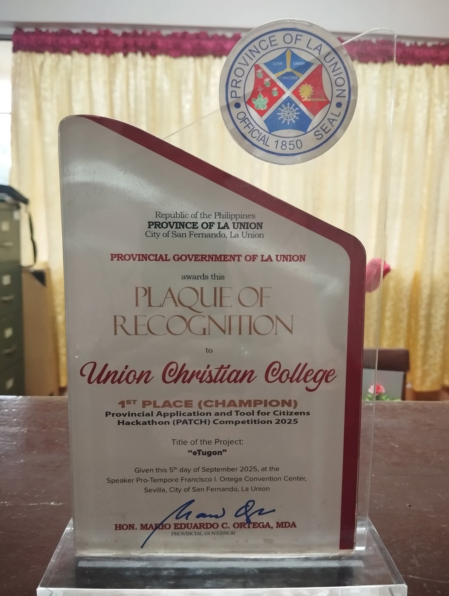 Congratulations to the UCC team(SBS- BSCS/BSIS)