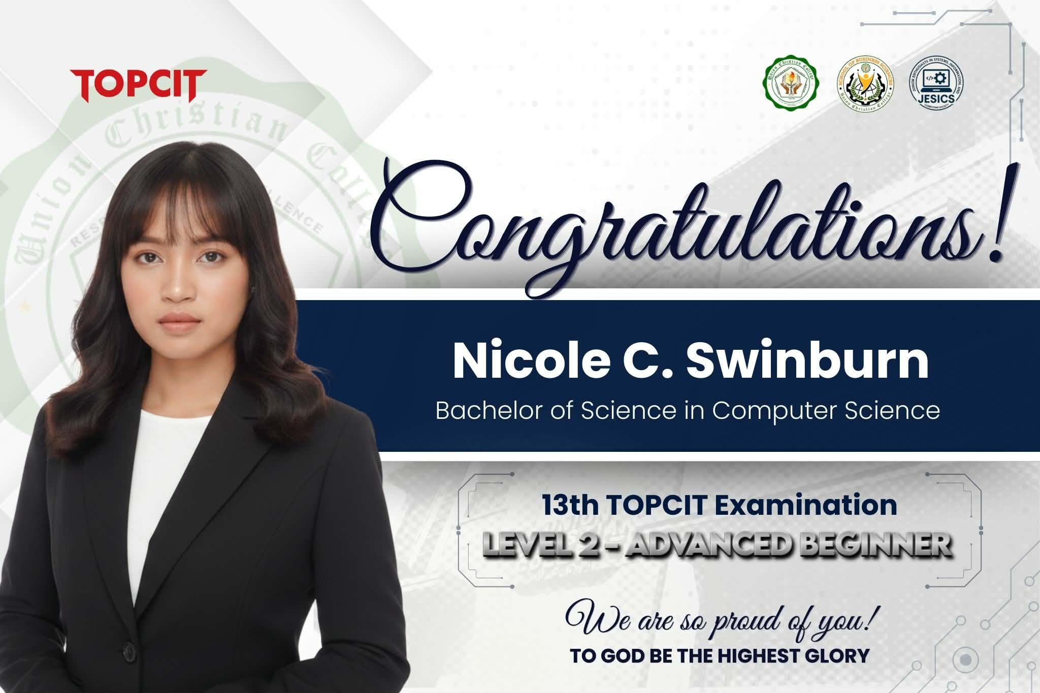 𝐄𝐗𝐂𝐄𝐋𝐋𝐄𝐍𝐂𝐄 | 𝐔𝐂𝐂 𝐂𝐞𝐥𝐞𝐛𝐫𝐚𝐭𝐞𝐬 𝐈𝐭𝐬 𝐅𝐢𝐫𝐬𝐭 𝐓𝐎𝐏𝐂𝐈𝐓 𝐏𝐚𝐬𝐬𝐞𝐫𝐬 𝐟𝐫𝐨𝐦 𝐒𝐁𝐒