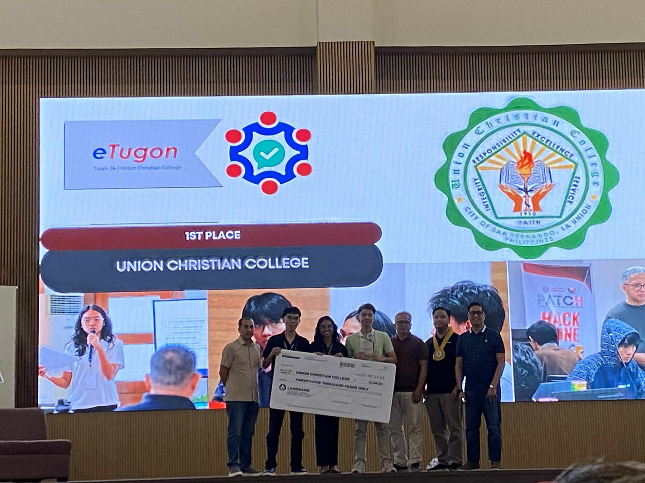 Congratulations to the UCC team(SBS- BSCS/BSIS)