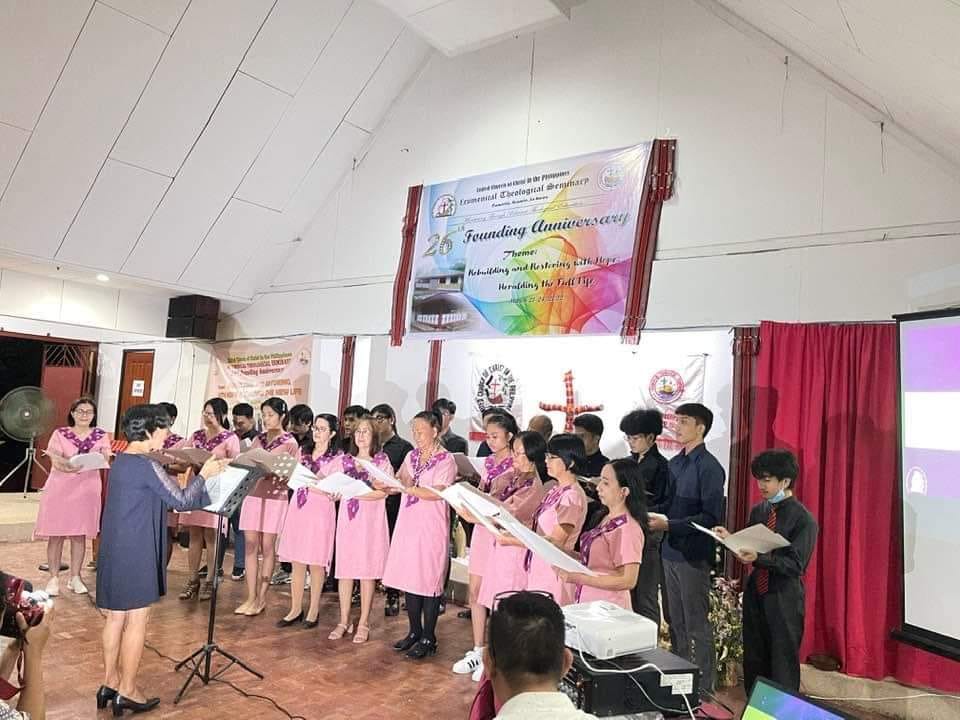 The UCC-UCCP Capitol Church Joint Choir for the North Central Luzon Conference