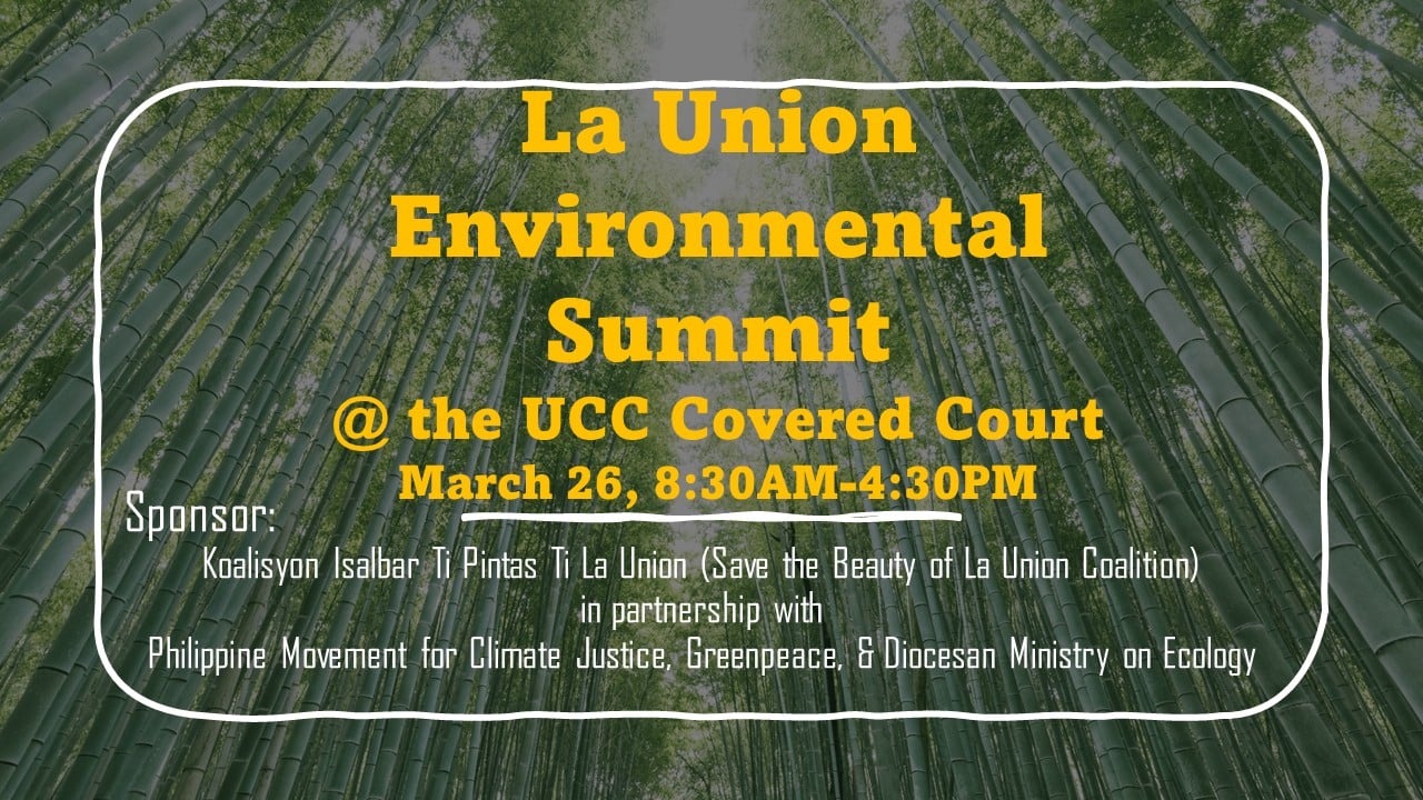 La Union Environmental Summit